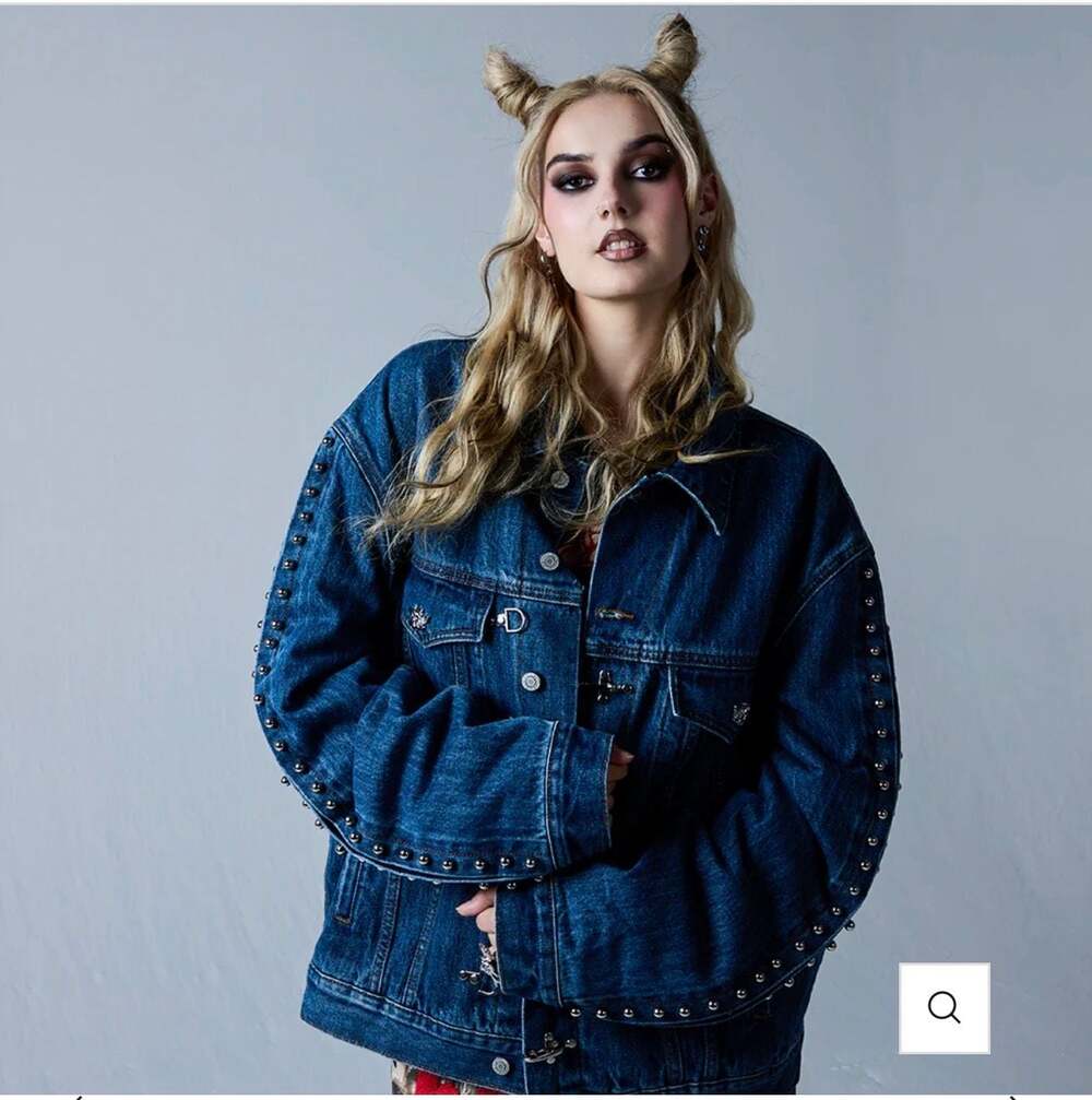 Boys Lie Stitch Me Up Denim Straight Jacket V2